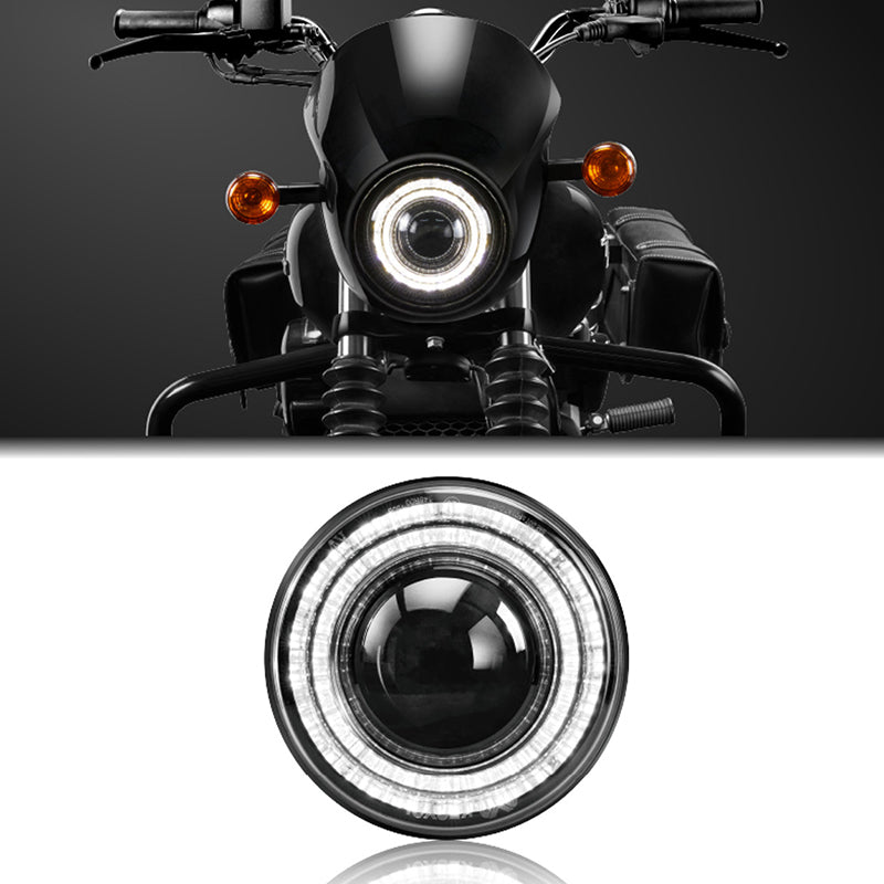 Aluminum 5.75 Inch LED Headlamp for Harley Davidson IRON 883 High Beam Round Light Series Motorcycle Lighting System