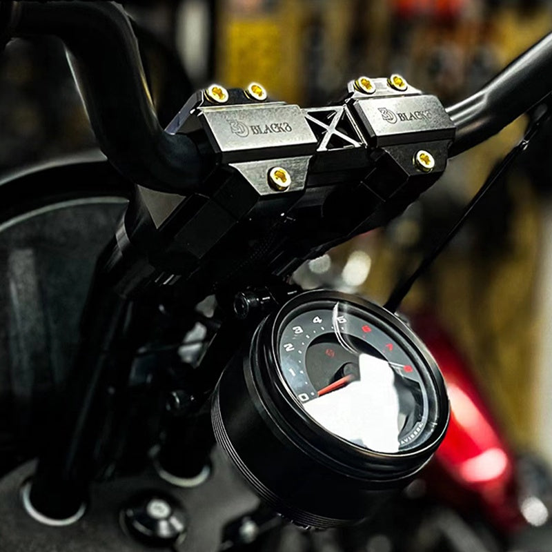 2022-Later HD Softail Lowrider S for Motorcycle Frame & Body Parts Digital Gauge Bucket T-BAR Clamp Condition Plastic Material