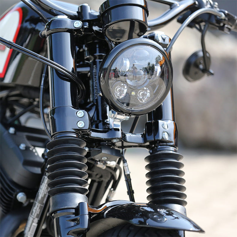 Harley Motorcycle FXBB/FXBR Accessories Steel Front Fork Cover Black for HarHarley Steel Front Fork Cover
