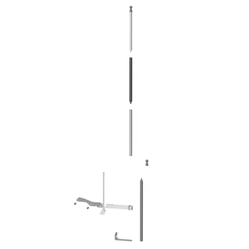 HD Touring Electra Glide Wind-Resistant Flag Mounting New Single Side Flagpole Road Glide Street Glide Motorcycle Accessories
