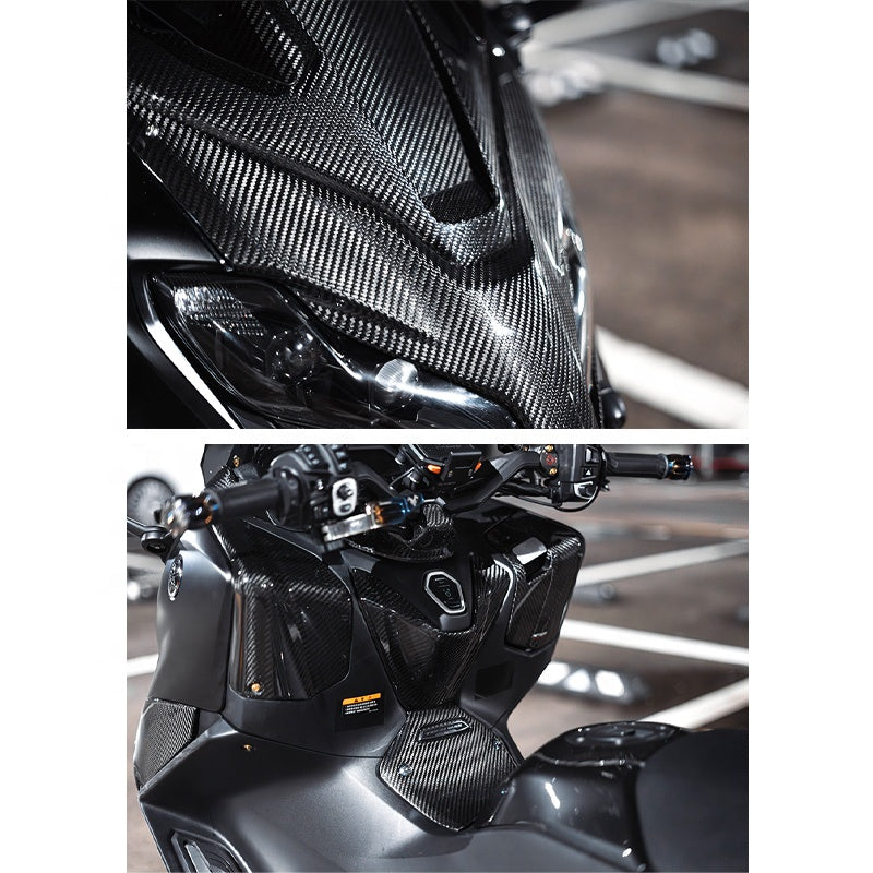 2023+ Yamaha TMAX 560 Premium Carbon Fiber Upgrade Parts Full Set Fairings Covers Engine Guards Exhaust Motorcycle Body Systems