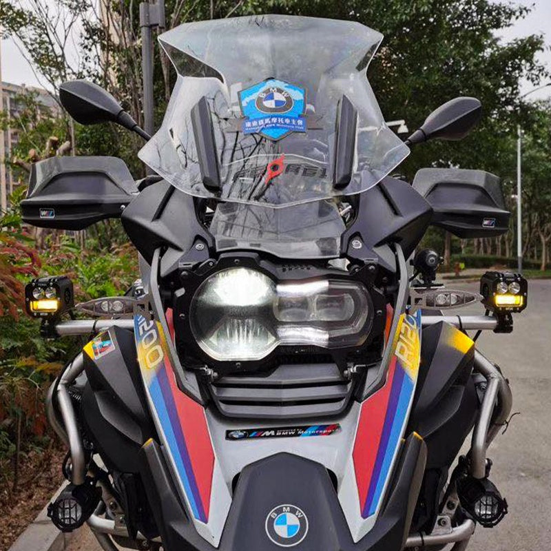 MT20 1.25 Inch LED Spotlight Motorcycles 12V Engine Guard Cool Warm White Auxiliary Driving Lights Yellow 6000K Color