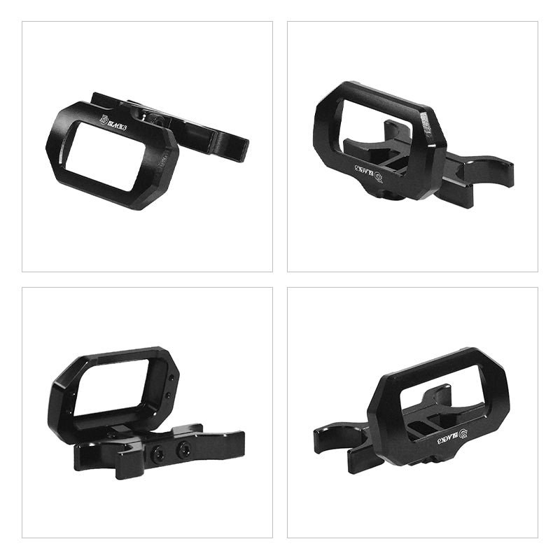 2018-Later HD Motorcycle Street Bob and LowRider ST T-Bar Gauge Mount with New T-BAR Clamp for Breakout Tachometer