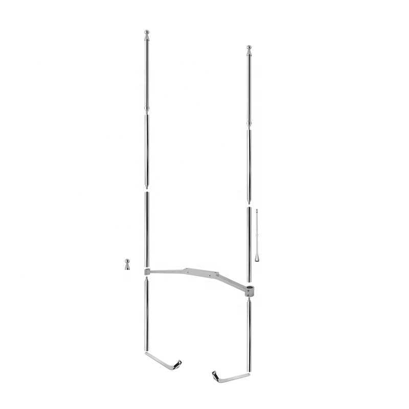 HD Touring Electra Glide Wind-Resistant Flag Mounting Kit New Flagpole for Road Glide Custom Motorcycles Double Side Flagpoles
