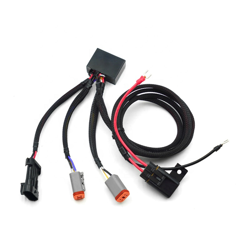 Baja LP6 Headlight Soft Light Wiring Harness for HD Touring 14-23 Street Glide and Electra Glide Mounting Bracket