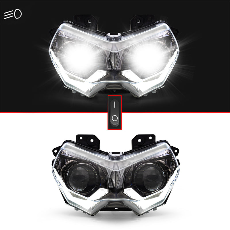 Fit for Kawasaki Z900 2020+ Full LED Headlight Assembly Motorcycle Headlight Spotlight Bulb LED Headlight Lamp
