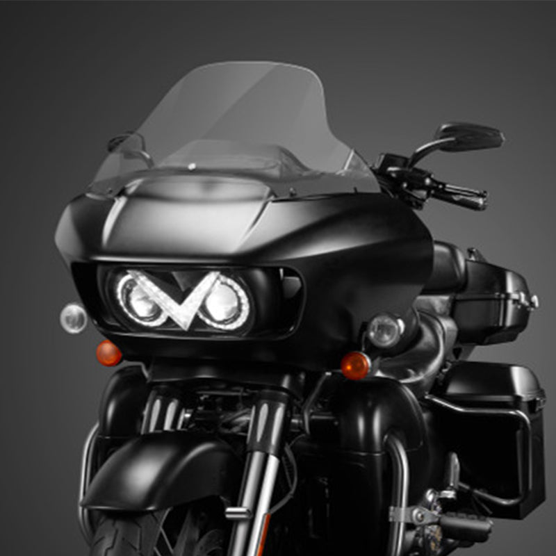 Haarley Davidson 2015+ ROAD GLIDE 2015+ ROAD GLIDE LIMITED LED Headlamp Front Motorcycle Headlight 12V New Plastic Aluminum