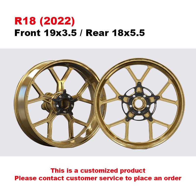 New WILDOUT Racing CNC Aluminum Alloy Customized Wheel Hub for BMW R18/C400/1250RT/R NINE T/S1000RR  Motorcycle