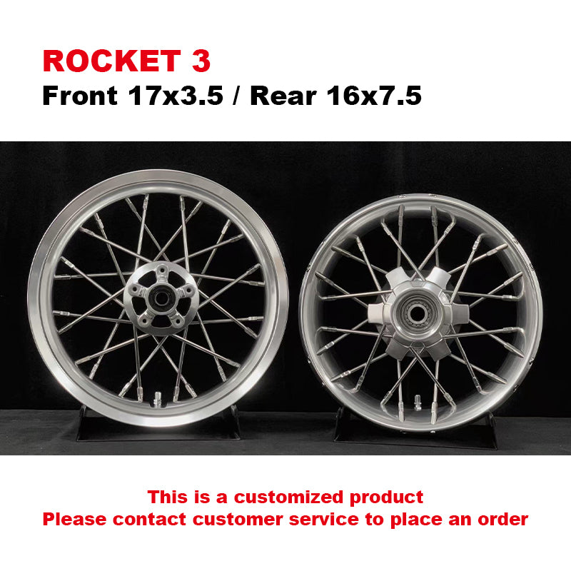 New WILDOUT Racing CNC Aluminum Alloy Customized Wheel Hub for Triumph Rocket 3 and 765 Motorcycle Retrofit/Upgrade