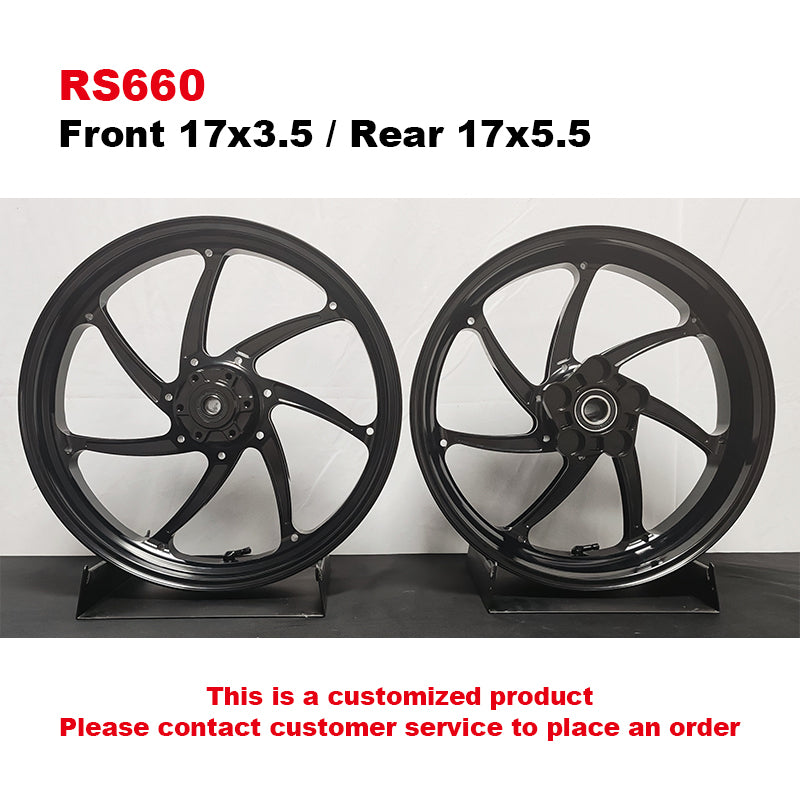 New WILDOUT Racing CNC Aluminum Alloy Customized Wheel Hub for Aprilia SRMAX250 RS660 RSV4 Motorcycle
