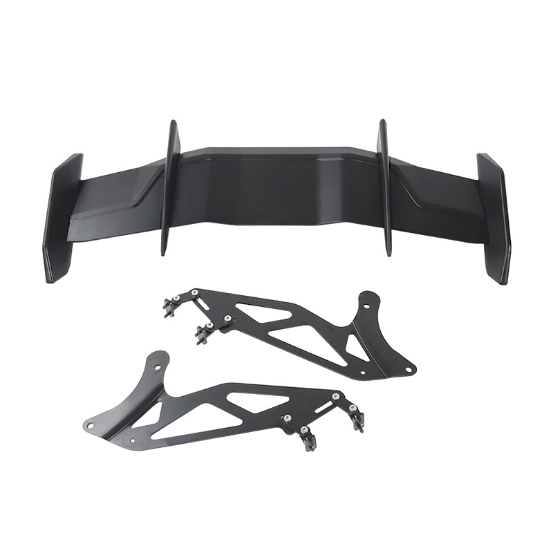 Detachable ABS Rear Spoiler Tail Wing Upper Splitter Bright Black for 2015-later Touring Road Glide Motorcycle Accessories
