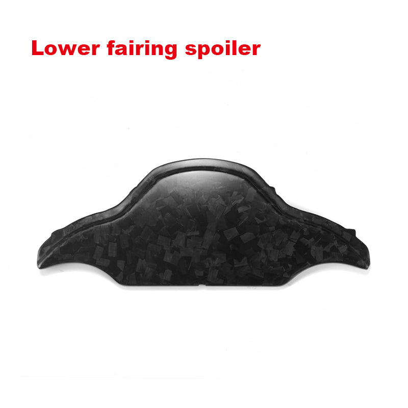 2023 Road Glide CVO 2024 Road Glide Motorcycle Frame Body Parts Accessories Forged Carbon Fiber Rear Tank Elements Compatible