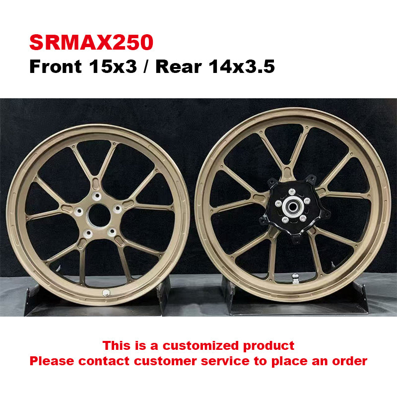 New WILDOUT Racing CNC Aluminum Alloy Customized Wheel Hub for Aprilia SRMAX250 RS660 RSV4 Motorcycle
