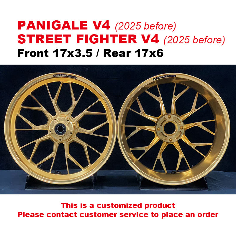New WILDOUT Racing CNC Aluminum Alloy Customized Wheel Hub for DUCATI PANIGALE V2/STREET FIGHTER V4  Motorcycle