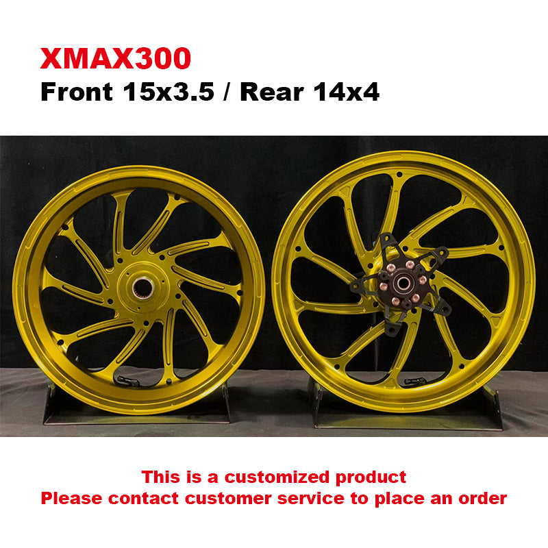 New Customized Aluminum Alloy Wheel Hub for Yamaha Motorcycle YZF-R6/R3 MT-03 XMAX300 TMAX530/560