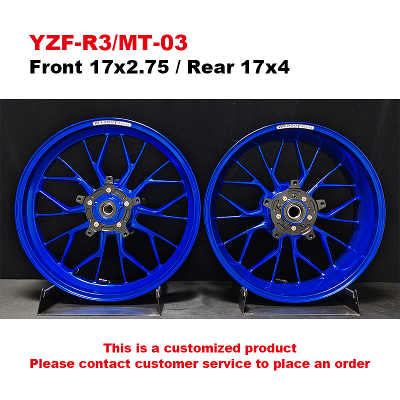 New Customized Aluminum Alloy Wheel Hub for Yamaha Motorcycle YZF-R6/R3 MT-03 XMAX300 TMAX530/560