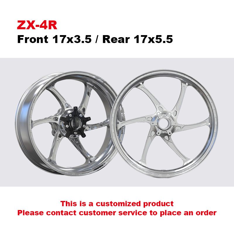 New CNC Aluminum Alloy Customized Wheel Hub for Kawasaki Motorcycle ZX-4R/6R/10R NINJA 400 Z900/1000