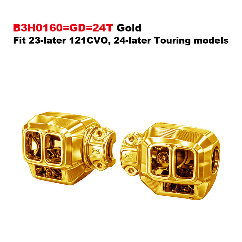 Black3 Aluminum Alloy Switch Housing for H-D 23.5+Touring and 117 Softail Motorcycle-For Replace/Repair