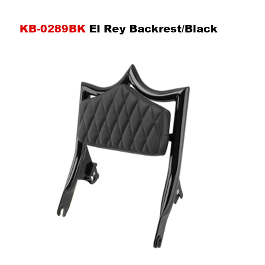 1.25inch El Rey Backrest Fit HD Touring Motorcycle 121CVO/117 Road Glide Street Glide Classic Passenger Backrest