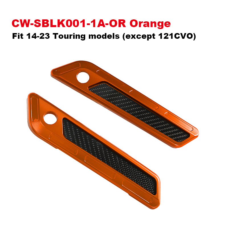 Colors Saddlebag Latch Cover Fit 2014-2023 Touring Motorcycle Side Case Lock Cover for Road Glide/Street Glide/Road King