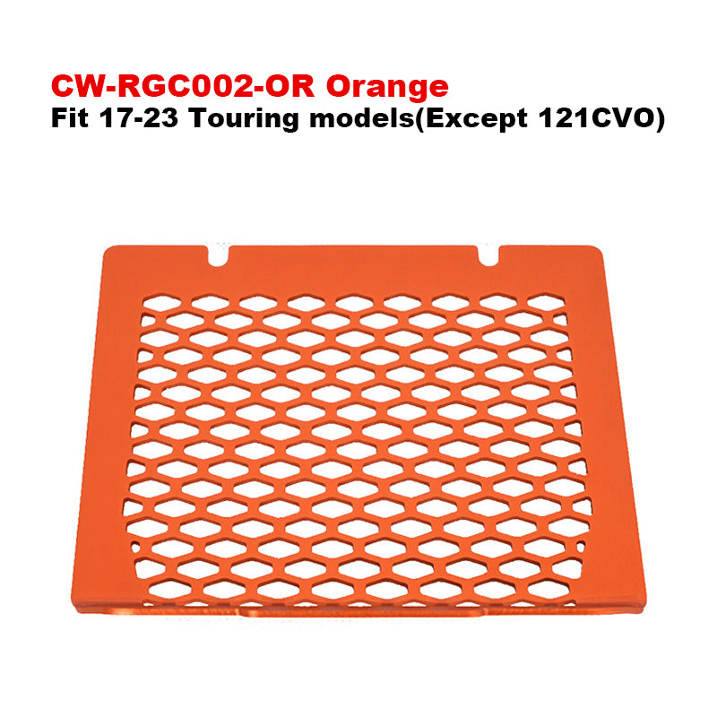 Aluminum Oil Cooler Guard for 17-23 Touring Motorcycle Multi-Color Mesh Grill Guard Fit Road Glide Street Glide Electra Glide