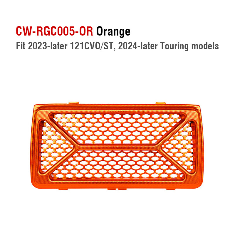 Colors Oil Cooler Guard for H-D 23.5-later Touring Motorcycle Radiator Guard Cover Fit 121CVOST 117 Road Glide Street Glide