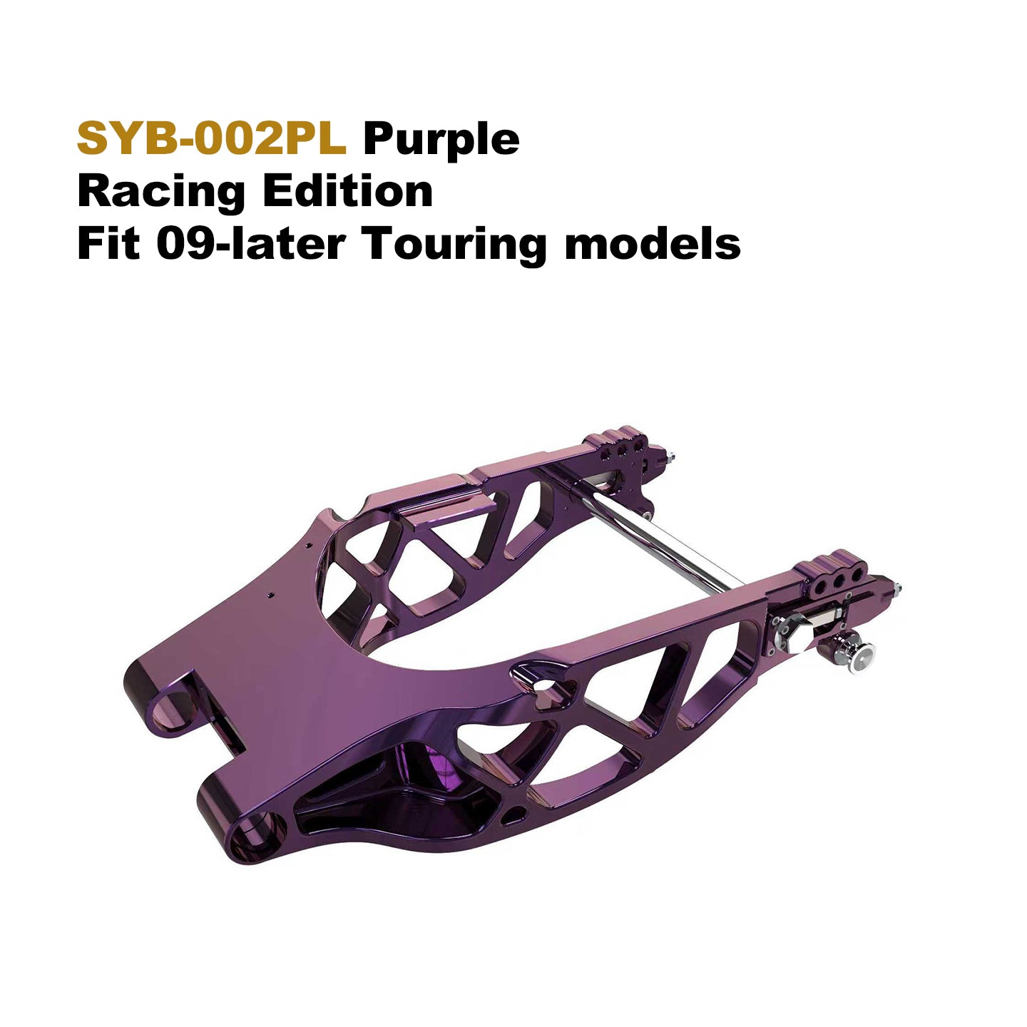 HD Touring Racer Swingarm Compatible Aluminum Racing Swing Arm Rear Fork Lightweight Motorcycle Frame & Body Upgrade Accessory