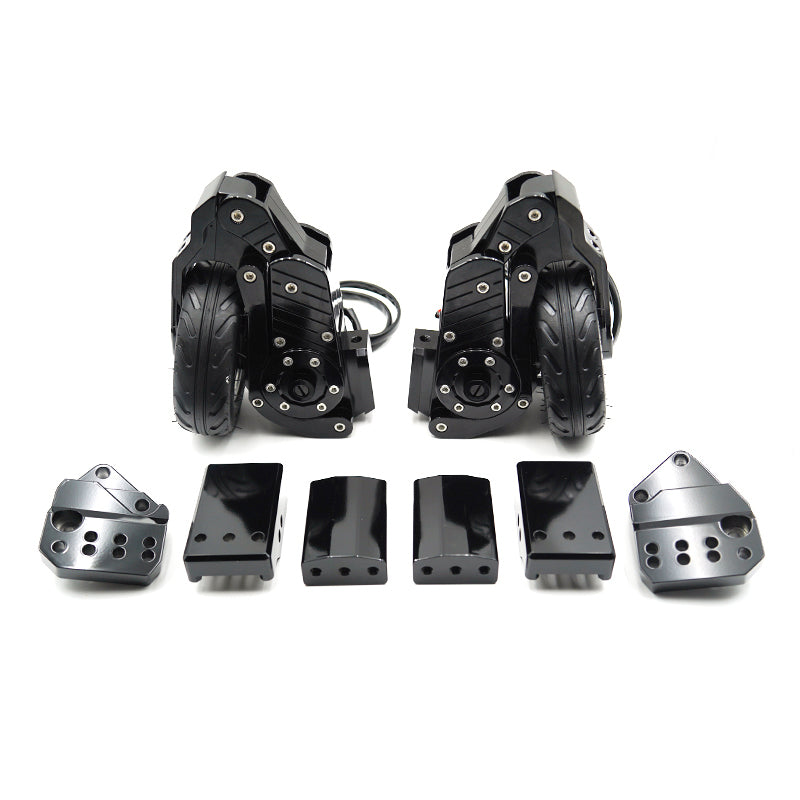 Harley-Davidson Touring Series FLH after 2009-Motorcycle Assisted Auxiliary Parking Bracket Landing Gear Smaller Wheels with Support